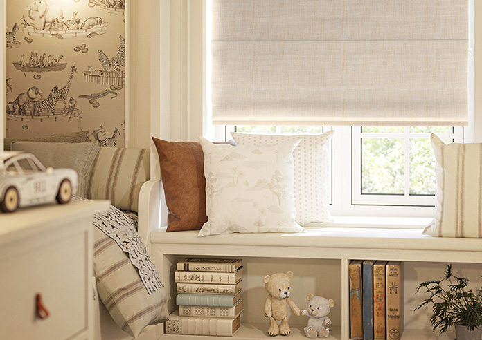 Kildare, Barley - Motorised Roman Blind - Image 5